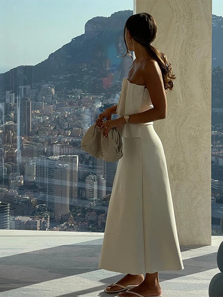 The Ellington Strapless Dress