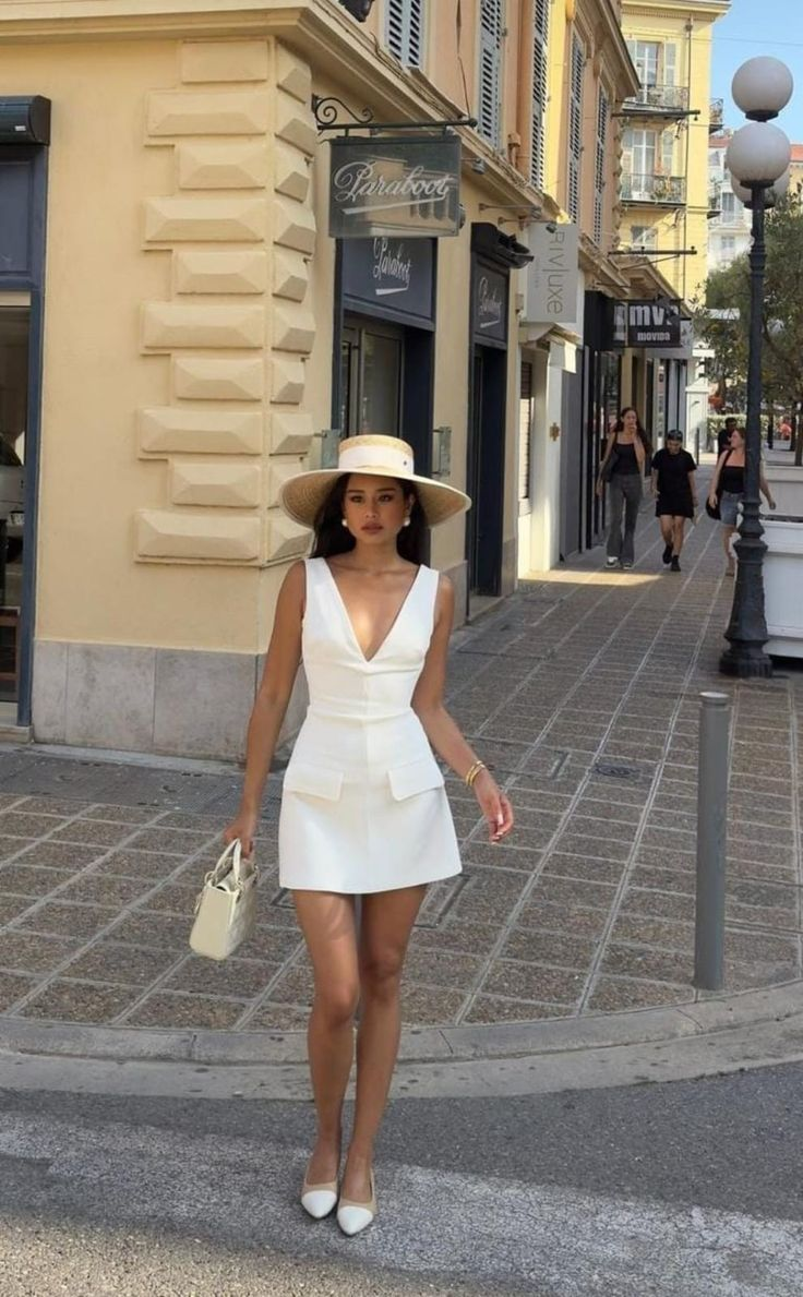 The Belgravia V-Neck Mini Dress